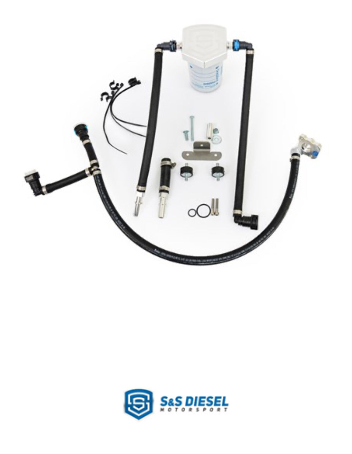 S&S Gen2.1 CP4.2 Bypass Kit with Return Filter Assembly - 11-24 Ford 6.7L (Disaster Prevention Kit)
