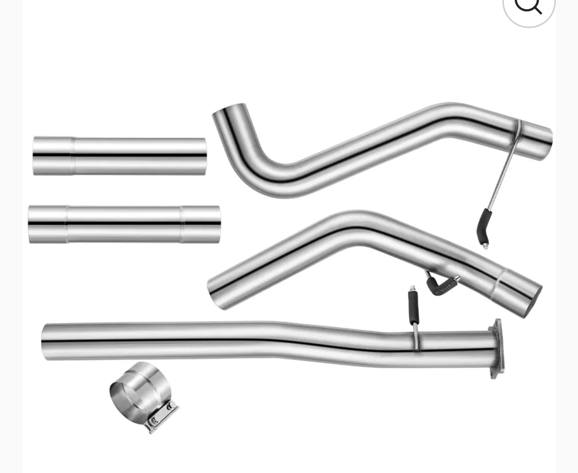 4"/5" 2015.5-2016.5 LML 6.6
Duramax DPF Delete Race Pipe Exhaust Chevy GMC
