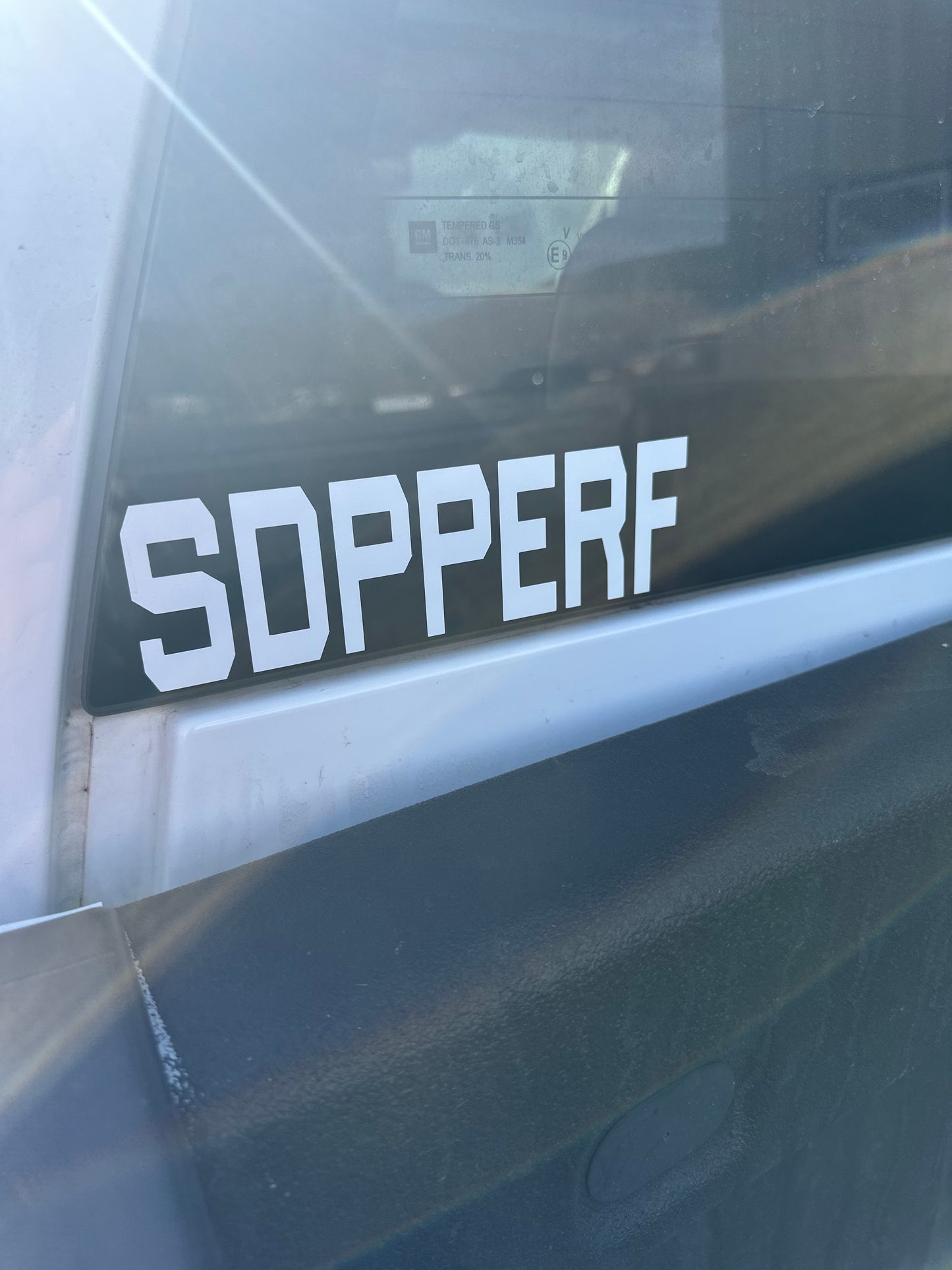 SDPPERF Decal