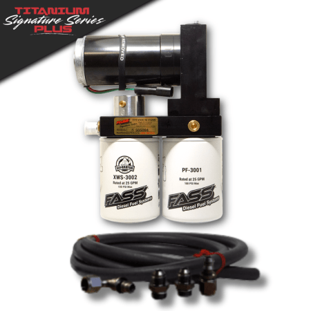 FASS TITANIUM SIGNATURE SERIES PLUS 140GPH FUEL SYSTEM FOR 2017-2019 GM/CHEVY DURAMAX 6.6L (STOCK-700HP)