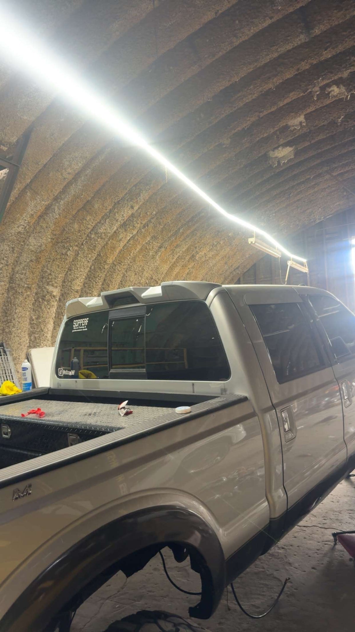 2011-2016 F250+F350 Cab Spoiler (Raw)