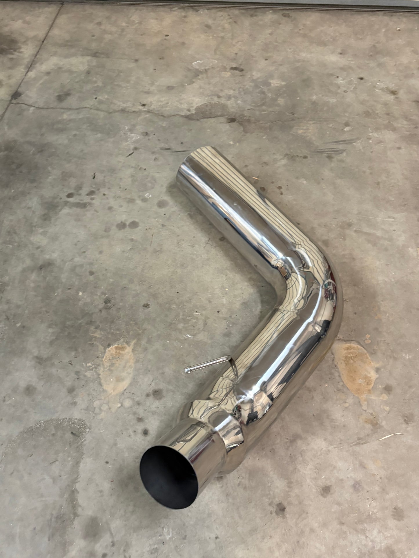 5-7”  Polished Rear Section 2008-2024 Powerstroke 90 Degree Exit