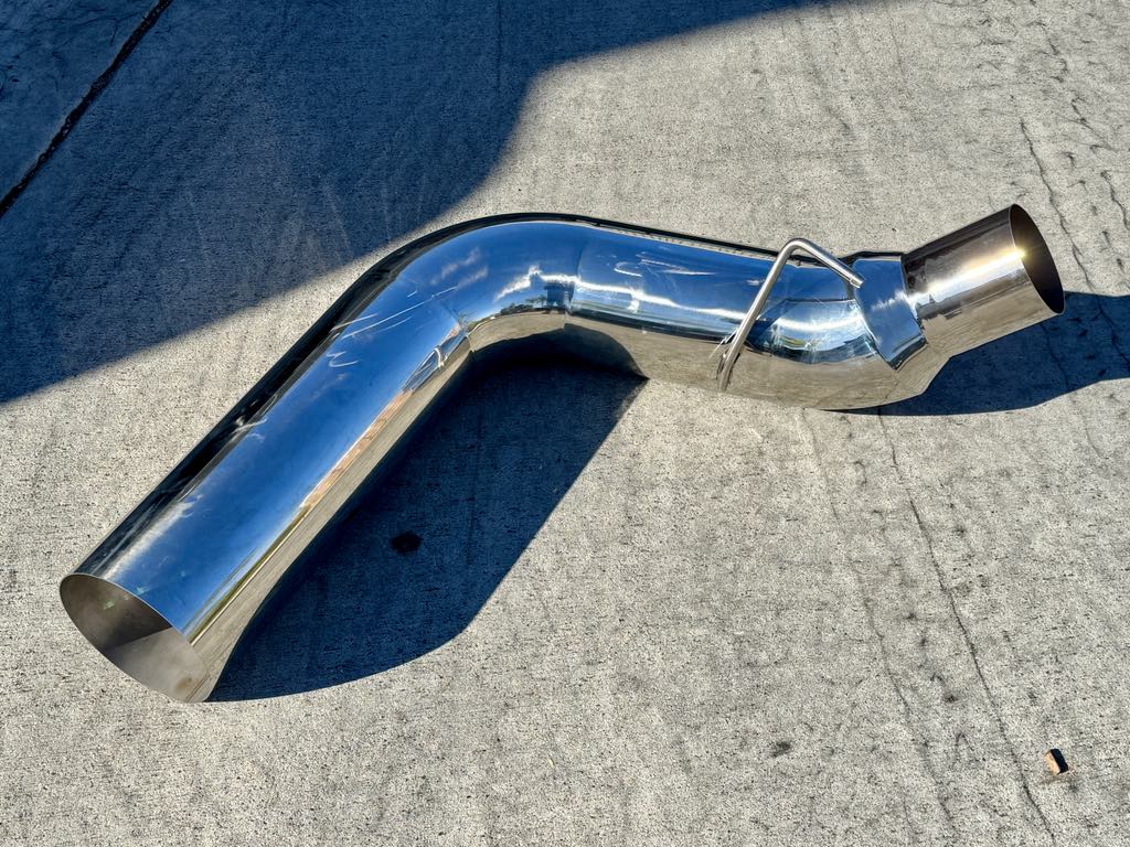 5-7”  Polished Rear Section 2008-2024 Powerstroke 90 Degree Exit