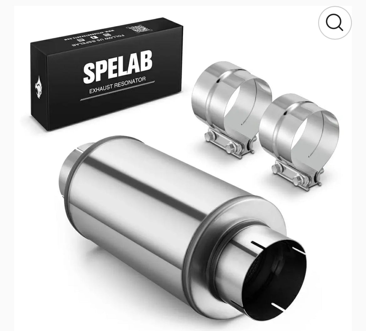 5" Stainless Steel Diesel
Muffler For Cummins Duramax
Powerstroke ISPELAB