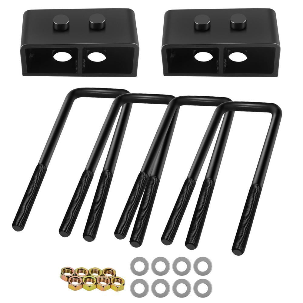 2" Rear Leveling Lift Kit Lift Blocks For 2004-2020 Ford F-150 2WD 4WD