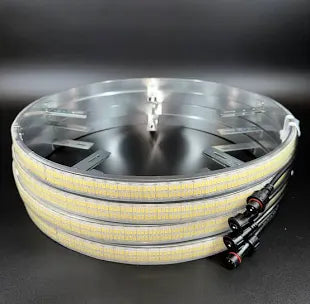 Pure White Double Row Wheel Lights 17”