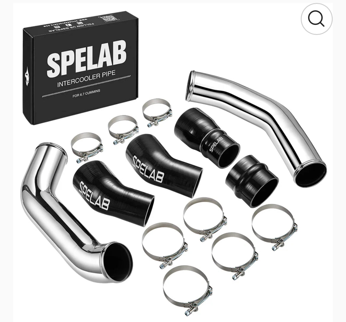 Intercooler Pipe Kit for 2013-2018 6.7L Cummins Dodge Ram
2500/3500 | SPELAB