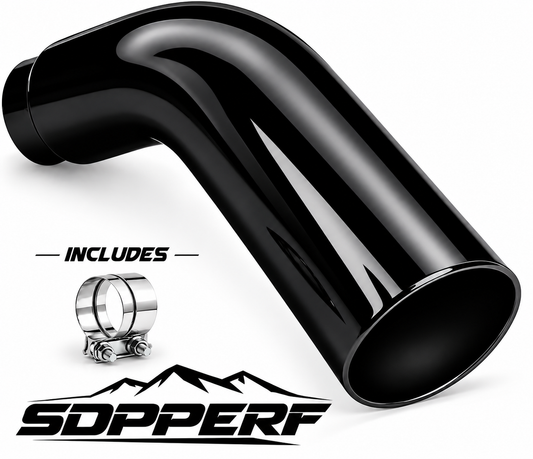 Black 5”-6” Exhaust Elbow