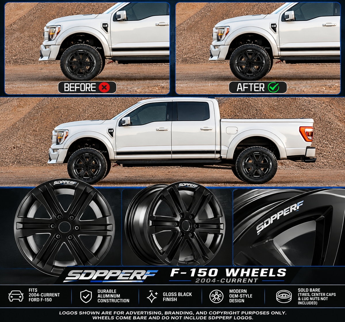 2004- Current F150 20” Wheels