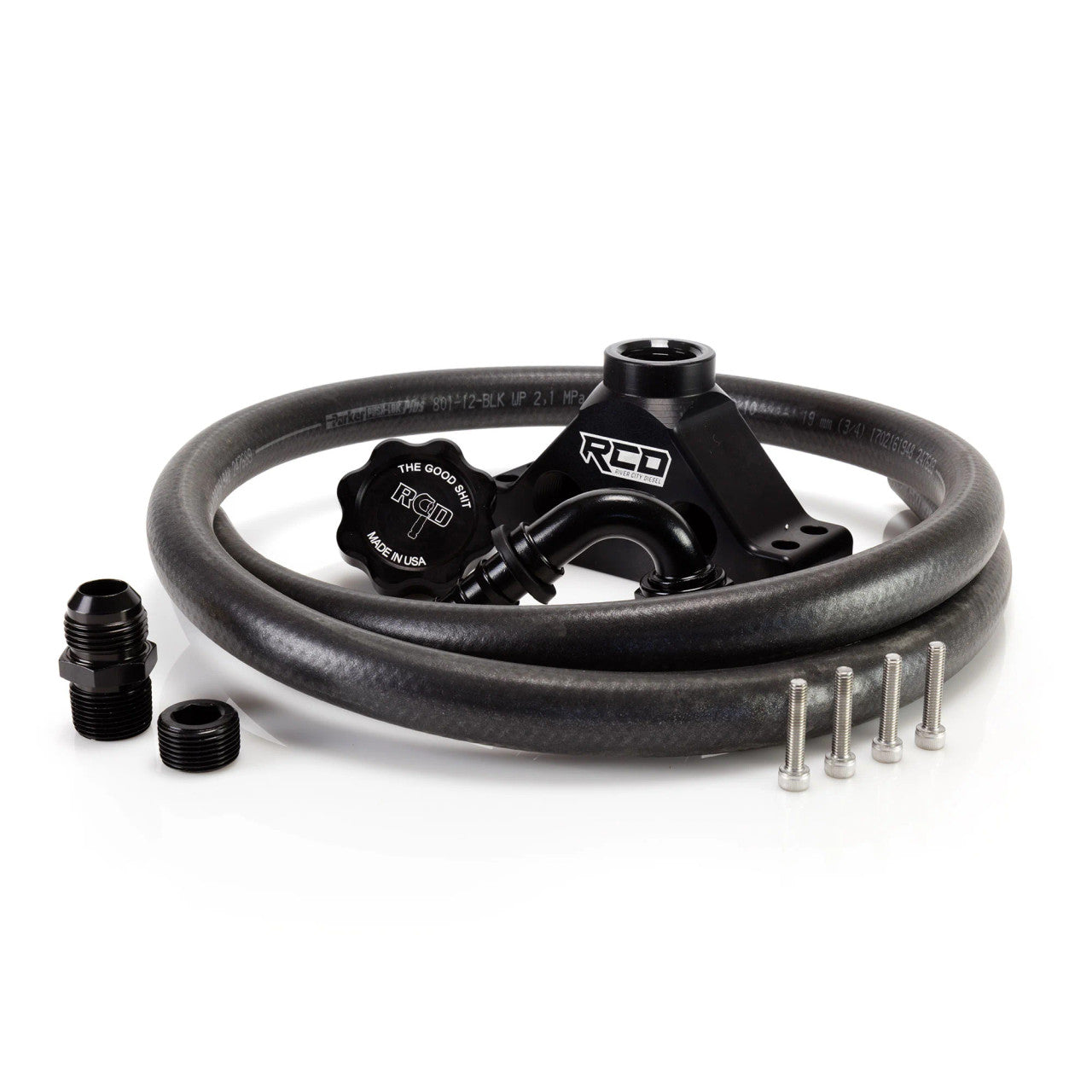 RCD CCV RE-ROUTE KIT FOR 2008 TO 2010 FORD 6.4L POWERSTROKE