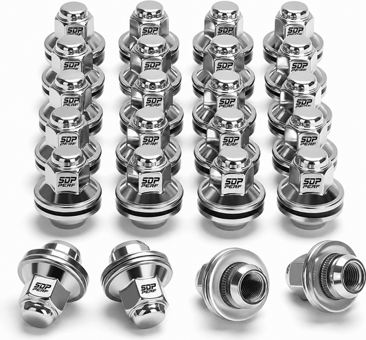 20pcs M14x1.5 Steel Lug Nuts for 2005-2021 Toyota Tundra