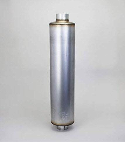 2013-2018 DODGE RAM CUMMINS 6.7 STAINLESS STEEL RACE PIPE - 4" - WITH MUFFLER